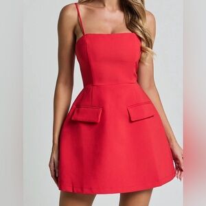 Showpo Katia Scarlet Mini Dress